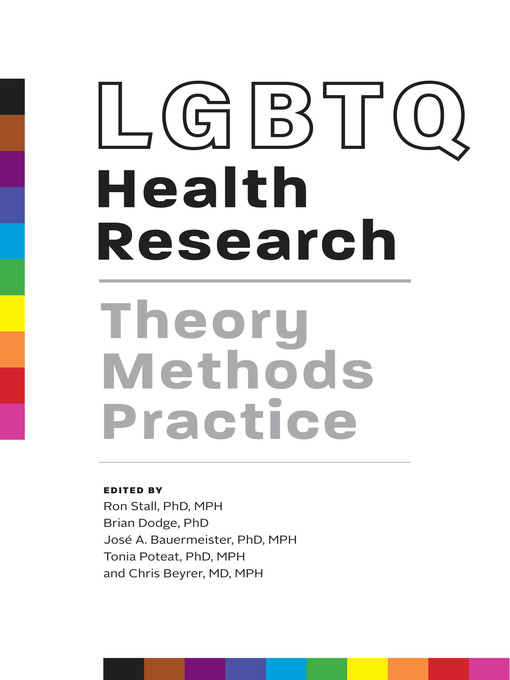 Title details for LGBTQ Health Research by Ron Stall - Wait list